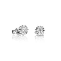 Pendientes Promesse Mujer in Oro blanco Diamante OPQ49